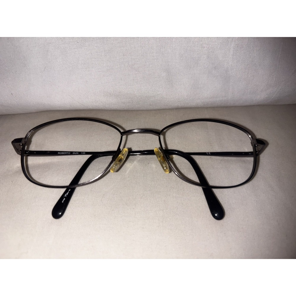 Kidco BUDDY GUNMETAL 52-19-135 Metal Full Rim Eyeglasses Frame Roberto Gun Style